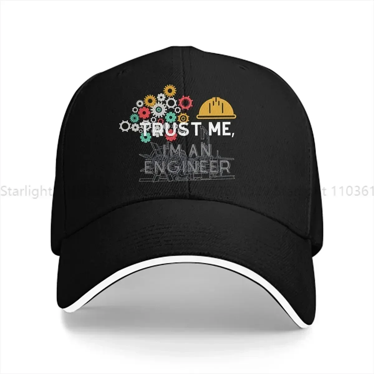 Summer Cap Sun Visor Trust Me I'm Hip Hop Caps Engineer Cowboy Hat Peaked Hats