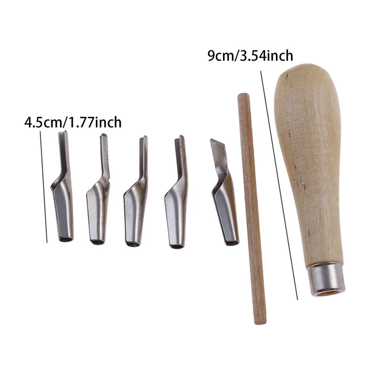 Wood Carving Chisel Tools Professional For Basic Detailed Carving Woodworkers Fine Arts Gouges DIY Sculpture Necessary Tool