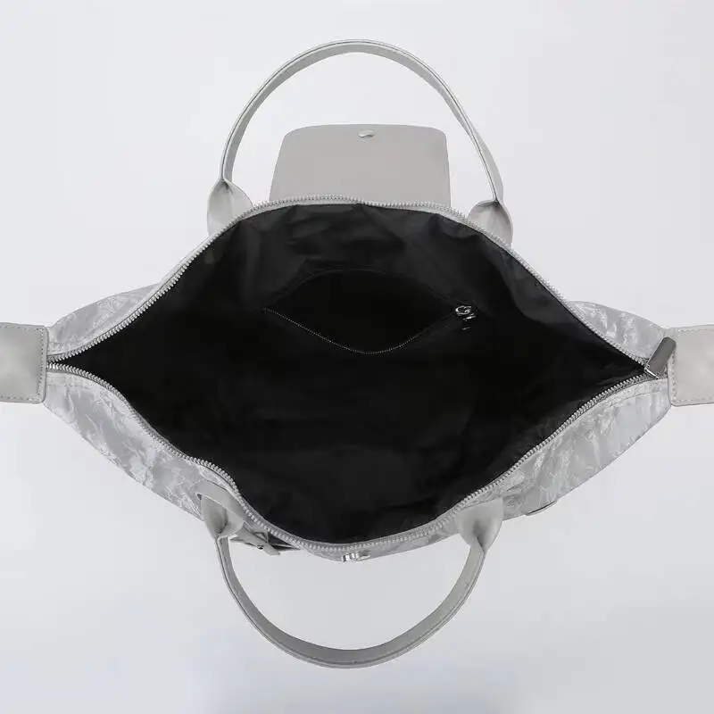 Premier New Fashion Textured سعة كبيرة حمل حقيبة أنيقة عارضة الكتف حقيبة كروسبودي متعددة الوظائف السفر حقيبة قاعة رياضة