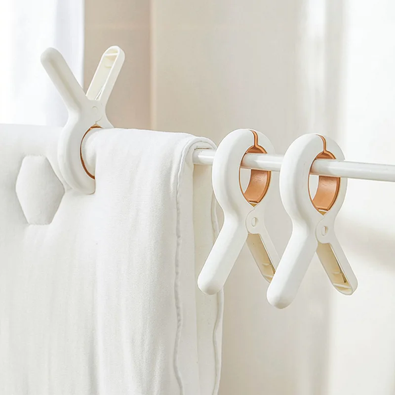 Strandtuch-Clips aus Kunststoff, Wäscheklammern mit starken Rostschutzfedern, winddichte Wäscheklammern, Klammern für Steppdecke, Kleidung, Handtuch, Socken