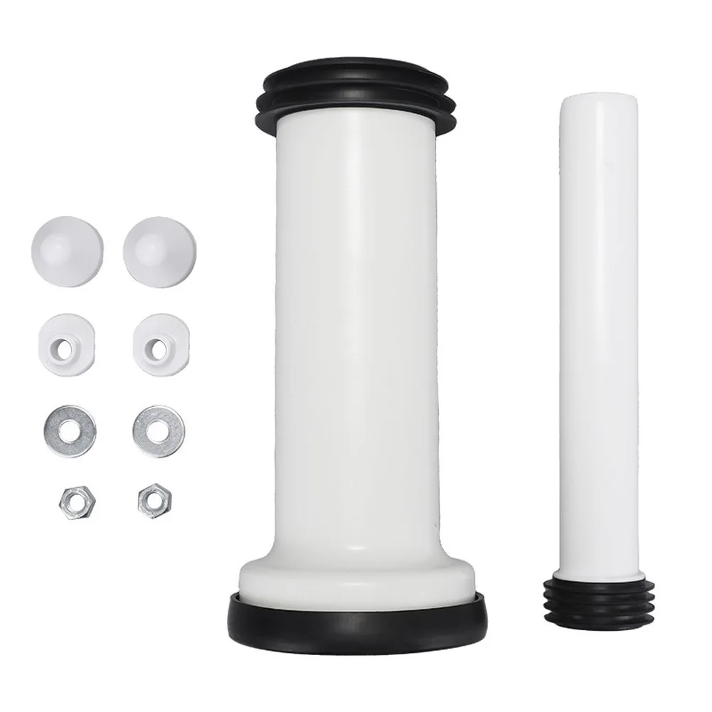 

Flush Pipe Seal Toilet Connection DIY Toilet Installation ABS And PP Materials Union Nuts Included Rubber Sealing Rings