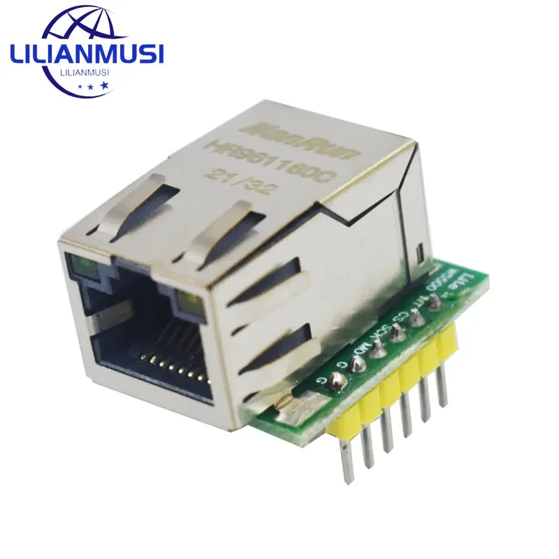 

50PCS Smart Electronics USR-ES1 W5500 Chip New SPI to LAN/ Ethernet Converter TCP/IP Mod