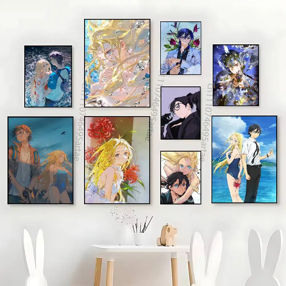 Summertime Rendering Artists Canvas Painting for Living Room Home Decor Poster Fans Gifts-unframed