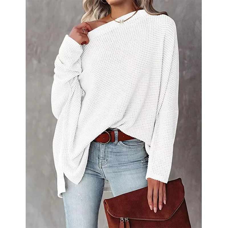 Autumn Winter Fashion Harajuku Jumpers Women All Match Female Clothes Casual Tops Long Sleeve Pullovers Knitted Sweaters Lady