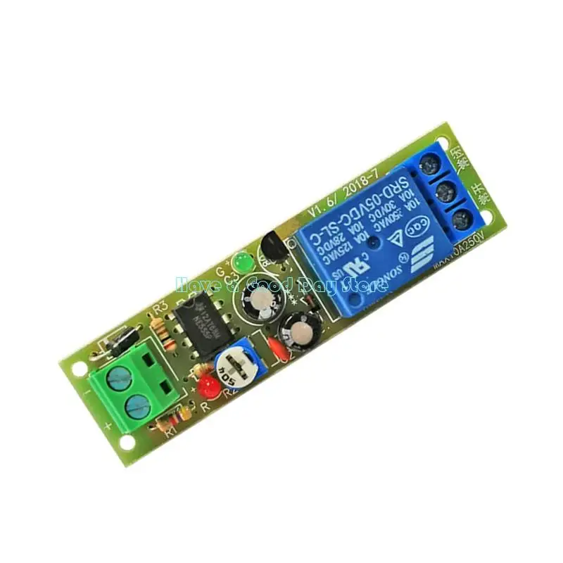 462D 5V 12V Monostable Delay Relays Module Timer Control Switches 0-60 Seconds Adjustable Timing For Automation And Timing 2