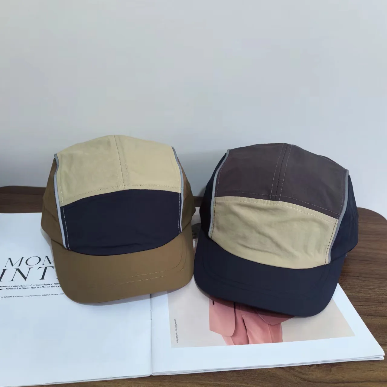 

Color Matching Peaked Cap Male and Female Trendy Brand Outdoor Sunshade Breathable Sun Protection Curved Brim Baseball Hat