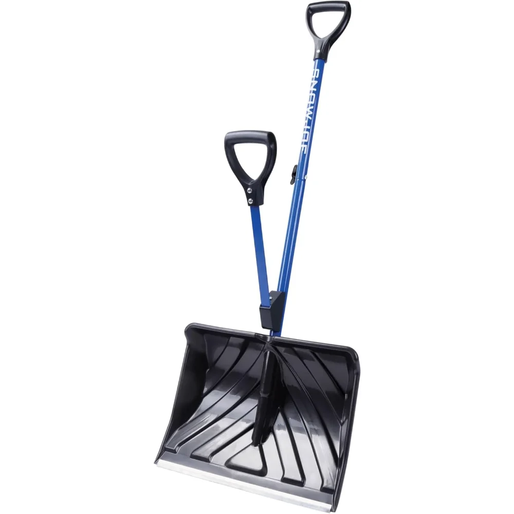 

20" Shovelution Snow Shovel, Spring-Assist Handle Heavy Duty for Fast Snow Removal