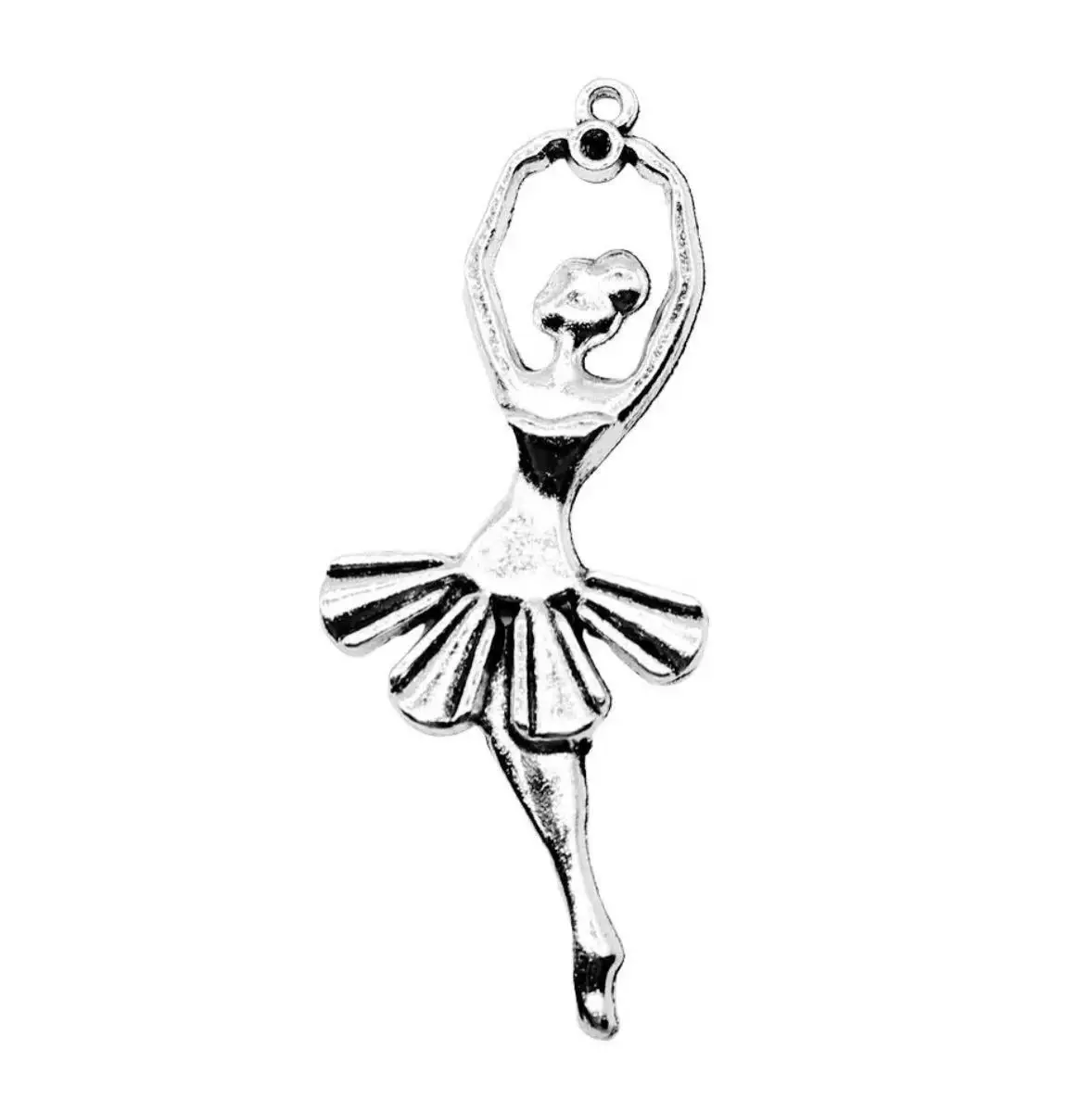 

5pcs 61*24mm Tibetan silver color dancer design pendants for DIY accessories HW3796 zinc alloy metal