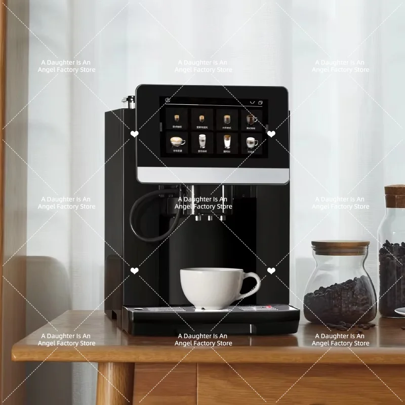 7 Inch Display Programmable Espresso Automatic Coffee Machine One-Touch Cappuccino Latte Milk Foam Electric Coffee Maker