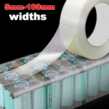 Glasfaserband, Lithium-Akku, einseitig, hohe Temperaturbeständigkeit, selbstklebend, feste Dichtung, Isolierfolie, starke Streifen