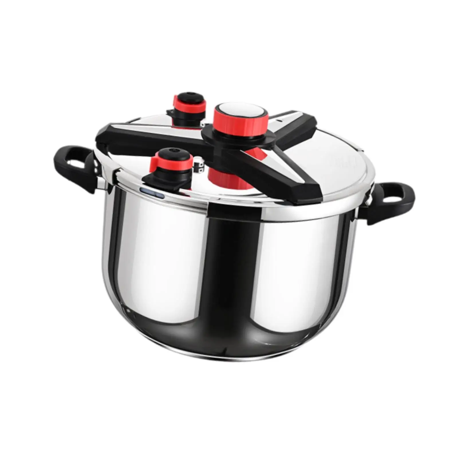 Large Capacity Pressure Cooker 316 Stainless Steel Nonstick Pot with Secure Knob for Kitchen Cooking
