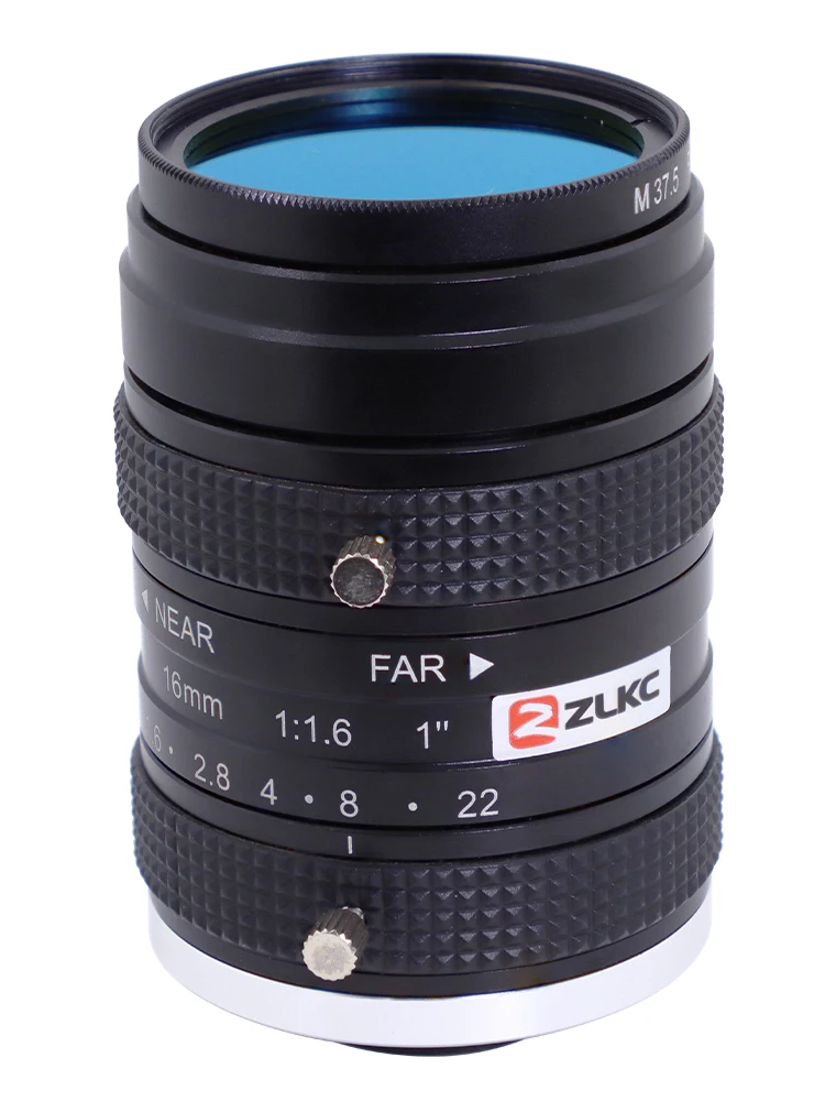 

Infrared industrial lens 16mm manual aperture IR lens 5MP 940-950nm wavelength C-port machine vision PV character detection lens
