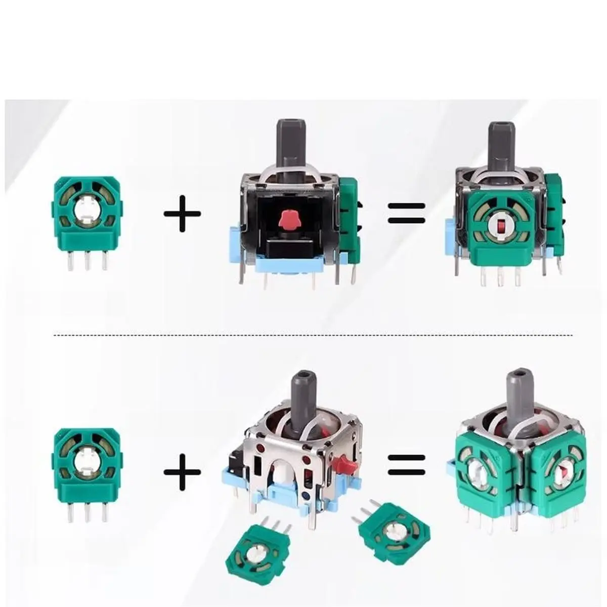 【POPULAR PICK】-50pcs/Lot ALPS for Joystick Potentiometer 3D Analog Stick Button Sensor Micro Mini Switch Replacement