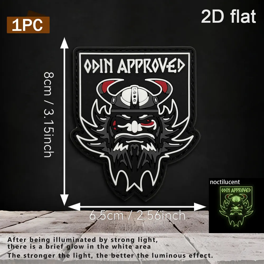 1Pc/2Pcs/3Pcs Optional Embossed Portrait Art Pattern Glow-In-The-Dark Pvc Arm Patch Badge, Thick Texture, Fine Workmanship, Suitable for Commuter Bags, Casual Vests, Personalized Label, Includes Fleece Backing