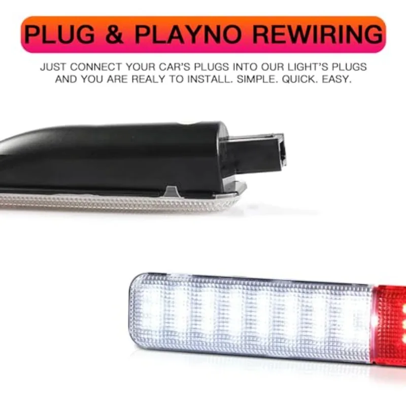2Pcs For Chevrolet GMC C/K 1500 2500 3500 Tahoe Yukon Suburban Avalanche Silverado LED Door Panel Welcome Lights Courtesy Lamps view 6