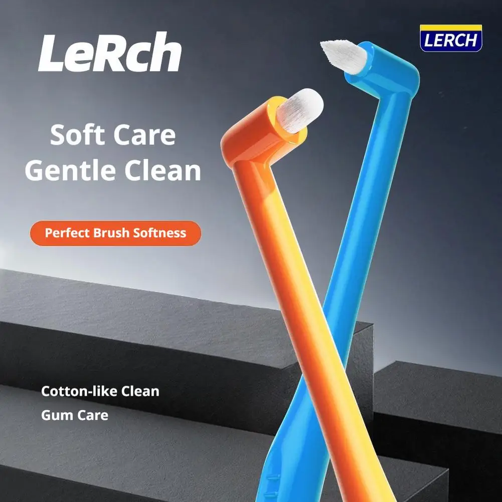 Soft Detail Cleaning Toothbrush Small Head Interdental Brush Single-Tuft Adults Deep Cleaning Braces Toothbrush Orthodontic Use