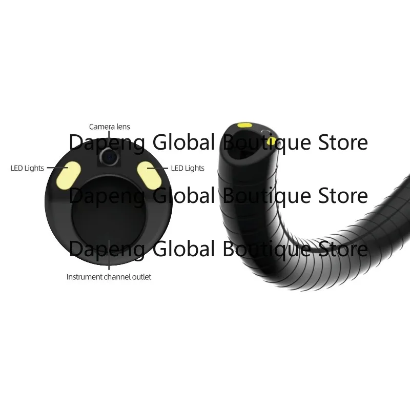 Disposable Flexible Digital Visual Probe De-vice Porta-ble Bendable Electronic Pipeline Inspection Detector