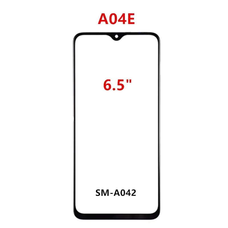 Przednia szyba do Samsung Galaxy A54 A34 A24 A14 A04 A04 A04E rdzeń ekran dotykowy Panel zewnętrzny części do naprawy wyświetlacza LCD + OCA