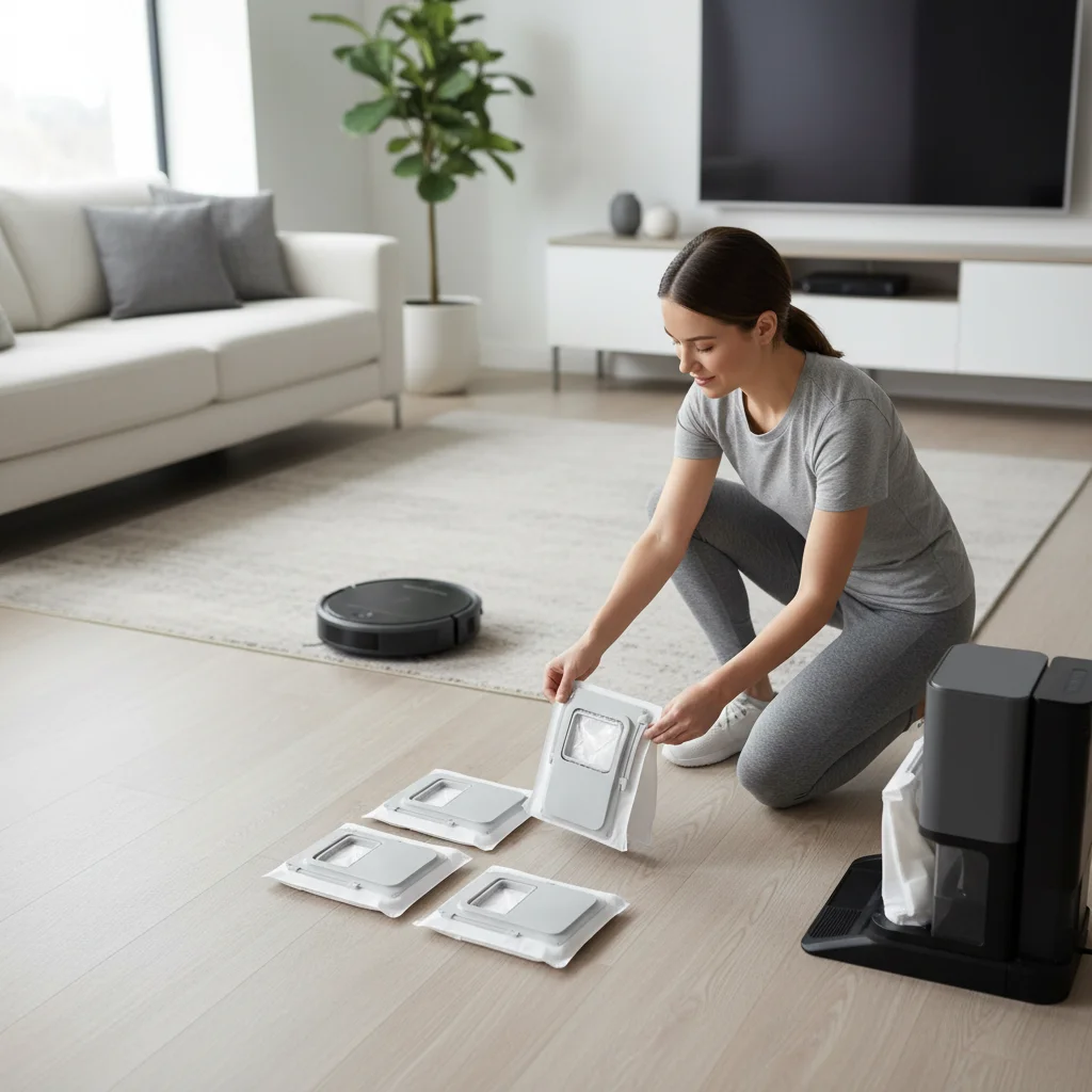 

Сменные мешки для пыли для пылесоса, совместимые с системой самоочищающейся базовой станции DJI ROMO P, ROMO A, ROMO S