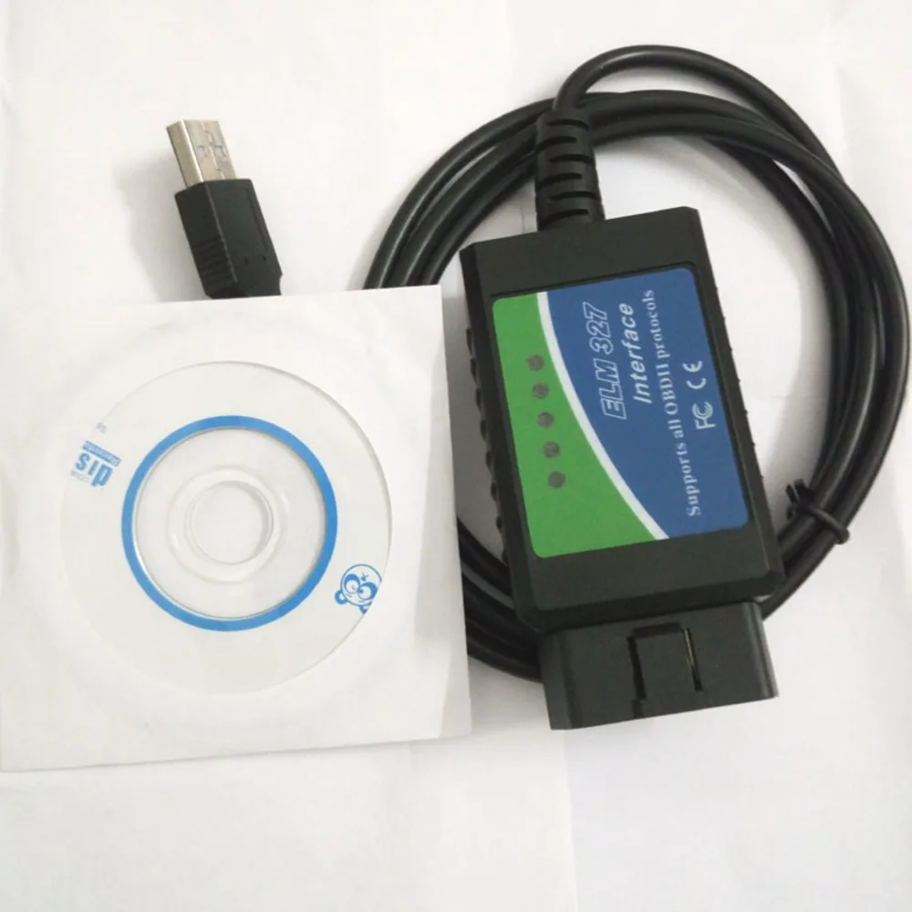 2024 ELM327 V1.5 USB OBD2 Support OBDII Protocols Test ELM 327 OBD Version 1.5 PC-based Scan Tool Car Diagnostic Code Reader