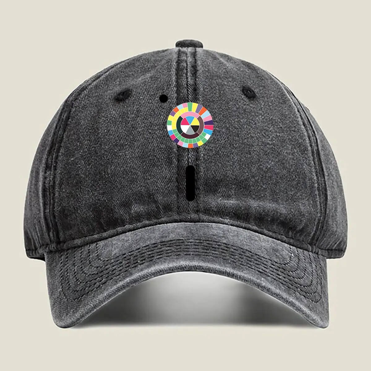 

Abstract - color - wheel - graphic for an artistic - and - symbolic - themed design Washed Baseball Cap