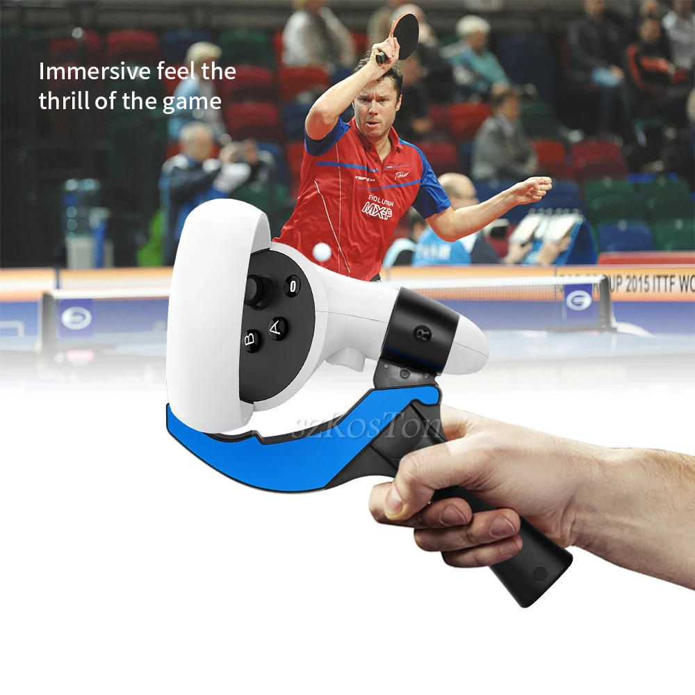 For Oculus Quest 2 Table Tennis Paddle Table Tennis VR Games Handle Grip Controllers For Oculus Quest 2 Accessories