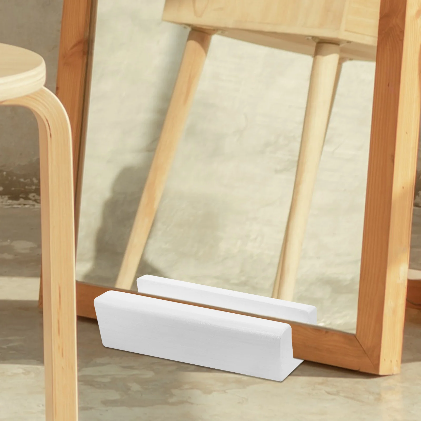 

Floor Easel Stand 10 Inch Full Length Wooden Holder For Standing Dressing Mirror Makeup Base Support Bracket Wide