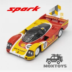 Spark x Tiny 962 C 레이싱 다이캐스트 모델 자동차, 1:64