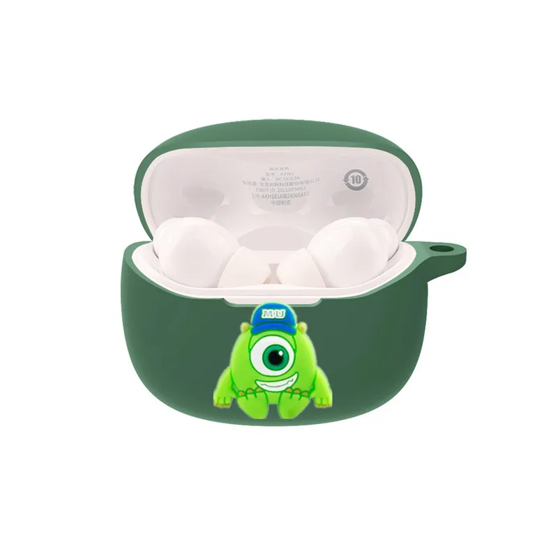 الكرتون ديزني حقيبة سماعة الاذن غطاء ل Anker Soundcore R100 سيليكون سماعات بلوتوث لاسلكية واقية قذيفة مع هوك
