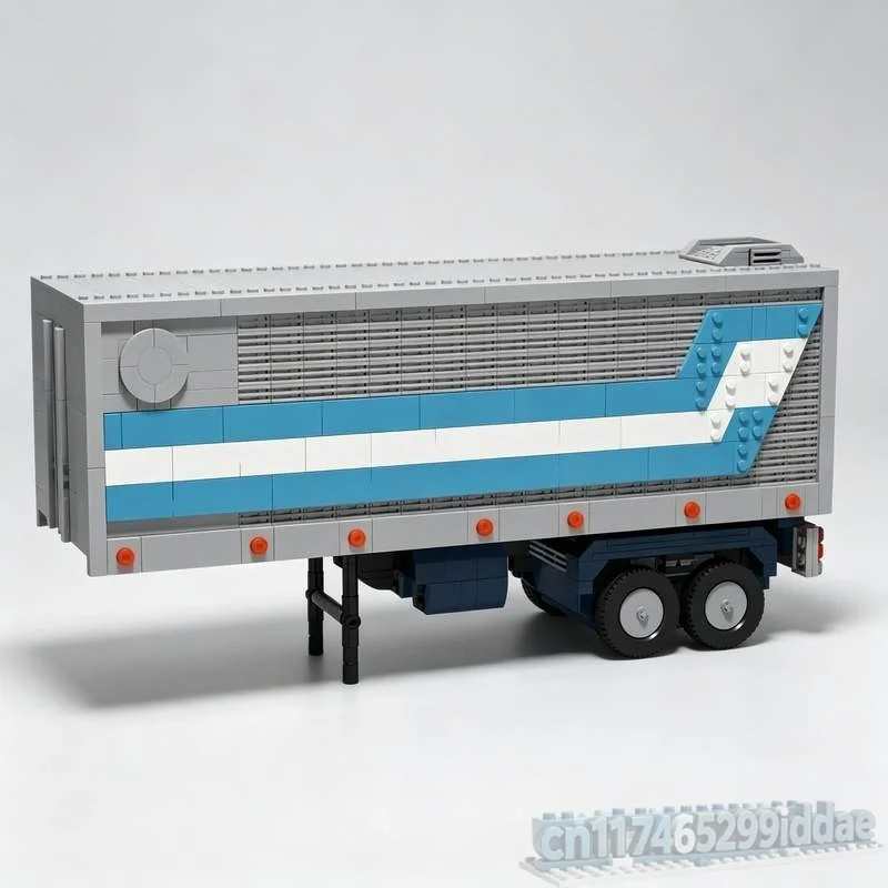 1786PCS Robot Trailer MOC Creative Vehicle Building Blocks Transformation Model DIY Assembly Puzzle Educational Gift Collection
