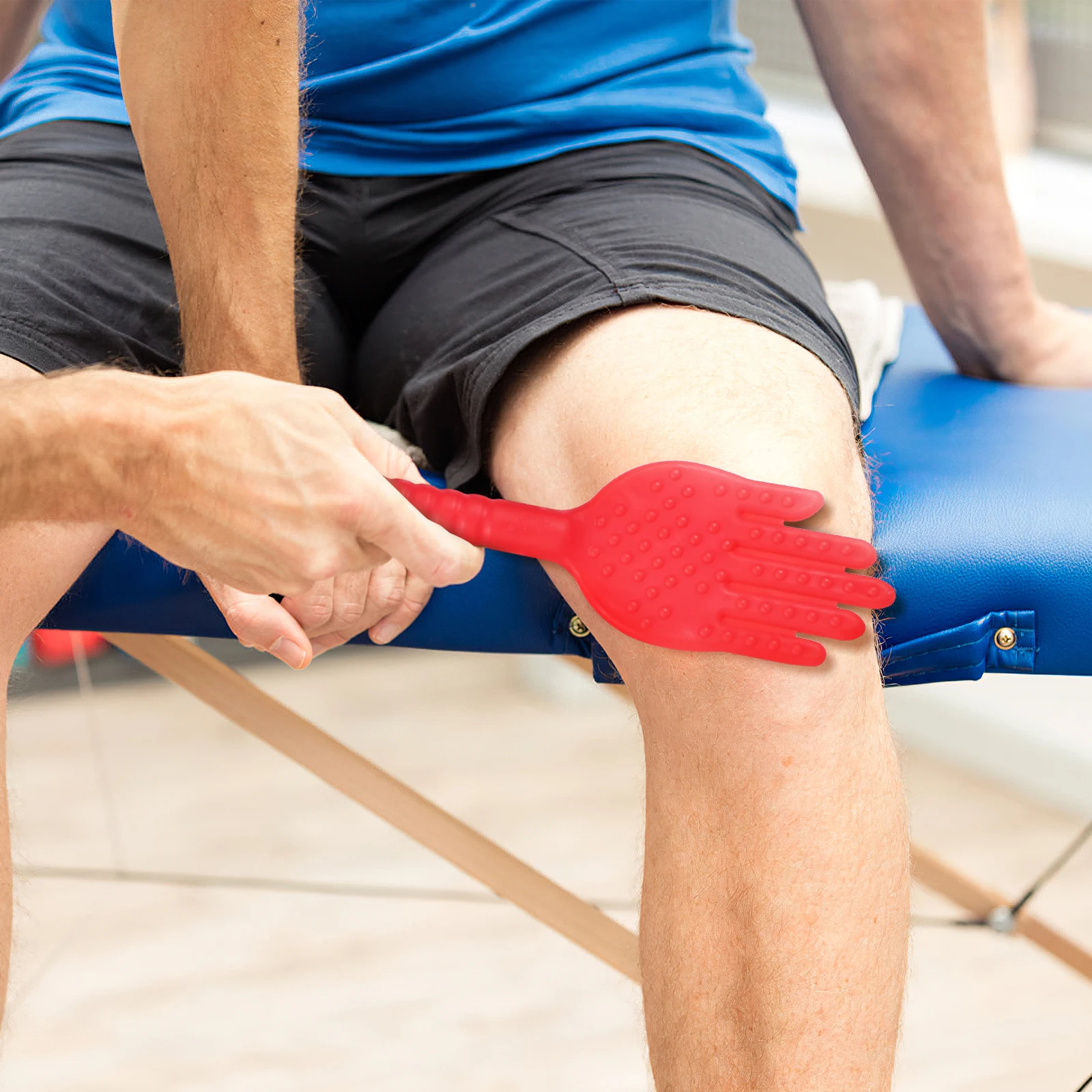 

Plastic Health Massage Hammer Shape Durable Elastic Massage Tool Relieve Fatigue Relaxation Fitness Therapy Blood