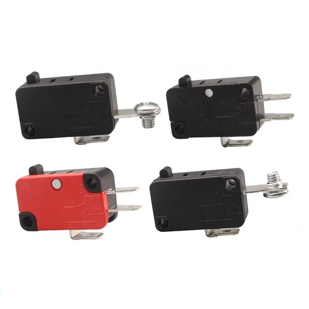 50PCS KW7-0 KW7-1 KW7-2 KW7-3 KW7-9 Micro Switch 5A 250VAC SPDT Momentary KW7 Series Travel Limit Switch 1NO1NC Lever Roller