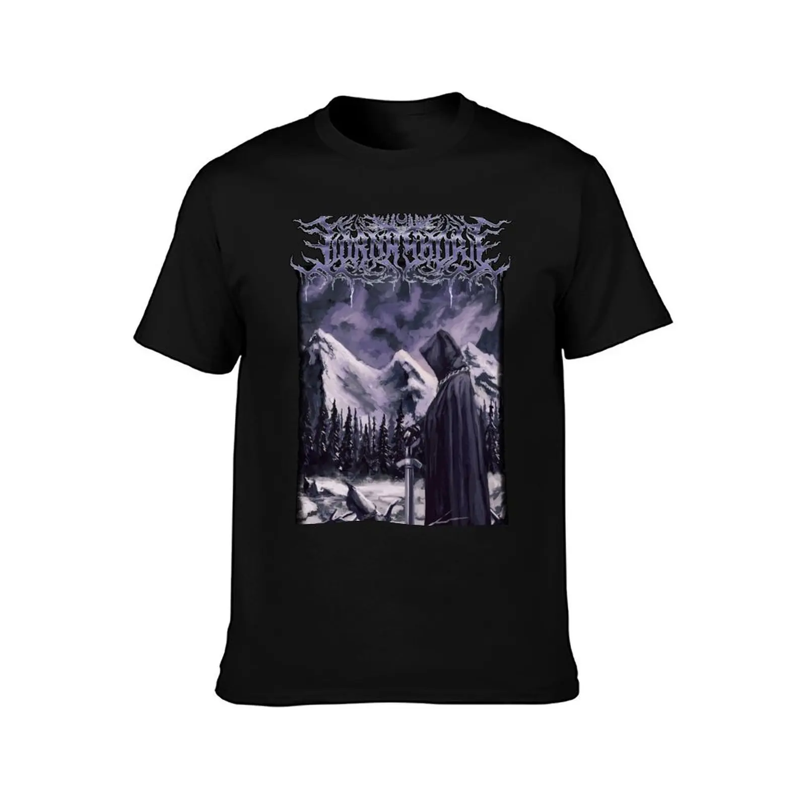 Lorna Shore Cursed To Die T-Shirt, Summer Casual Cotton Tee, Oversized Streetwear Tops, Vintage Graphic Print, Unisex Men Women