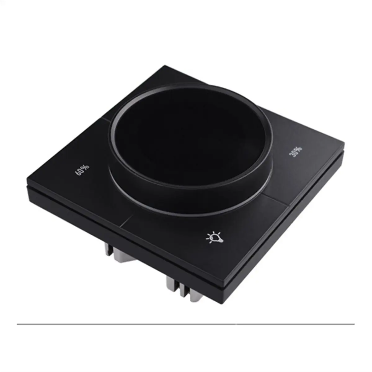 

Бесконечная ручка MOSFET, регулятор диммера Zigbee 3,0, настенный выключатель панели ПК, цифровой ЖК-дисплей, затемняющий край, серый