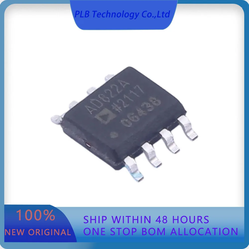 AD822ARZ AD822  800uV 2pA 1.9MHz 3V/us 2 Rail-to-Rail Output SOIC-8 FET Input Amplifiers Original Stock