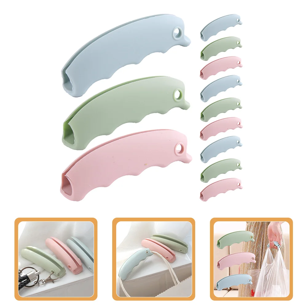 

Tote Bag Handle Silicone Carrier Labor-saving Handles Grocery Grips Supply Shopping Accessory