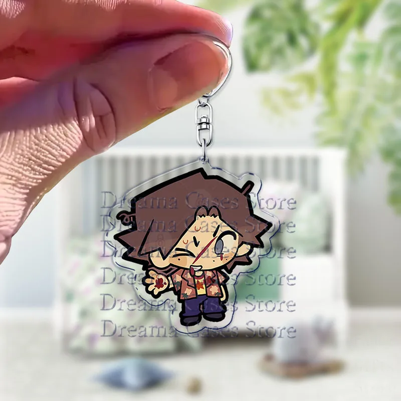 حار لعبة الرعب Chibis سلاسل المفاتيح للنساء مفتاح سلسلة حلقة Keyrings مجوهرات كوكب جيمي مجعد أنيا Sallyface أصدقاء المشجعين الهدايا