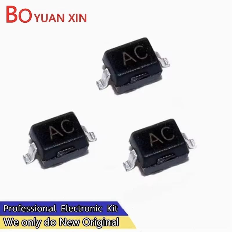 100pcs BV03C BV05C BV08C BV12C BV15C BV24C SOD-323 TVS ESD Two-way Protection Diode 3V 5V 8V 12V 15V 24V