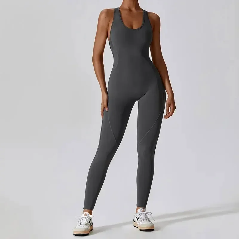 

New Activewear Gym Clothing Set Yoga Wear Pilates Workout Clothes for Women Outfit Push-up Yoga Jumpsuit Fitness Sports Overalls