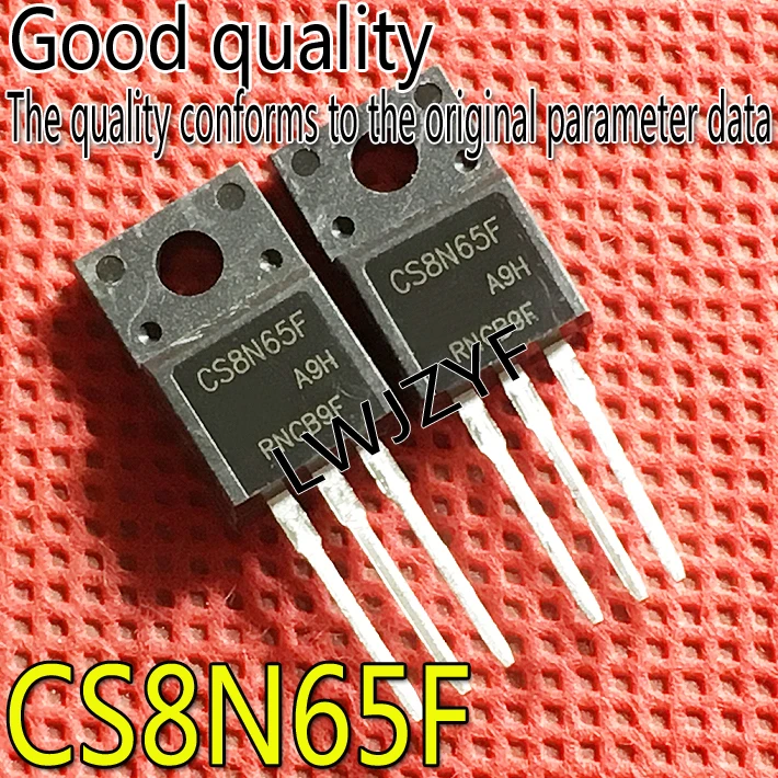 (1Pieces) New  CS8N65F 8N65F 8A/650V TO-220F MOSFET Fast shipping