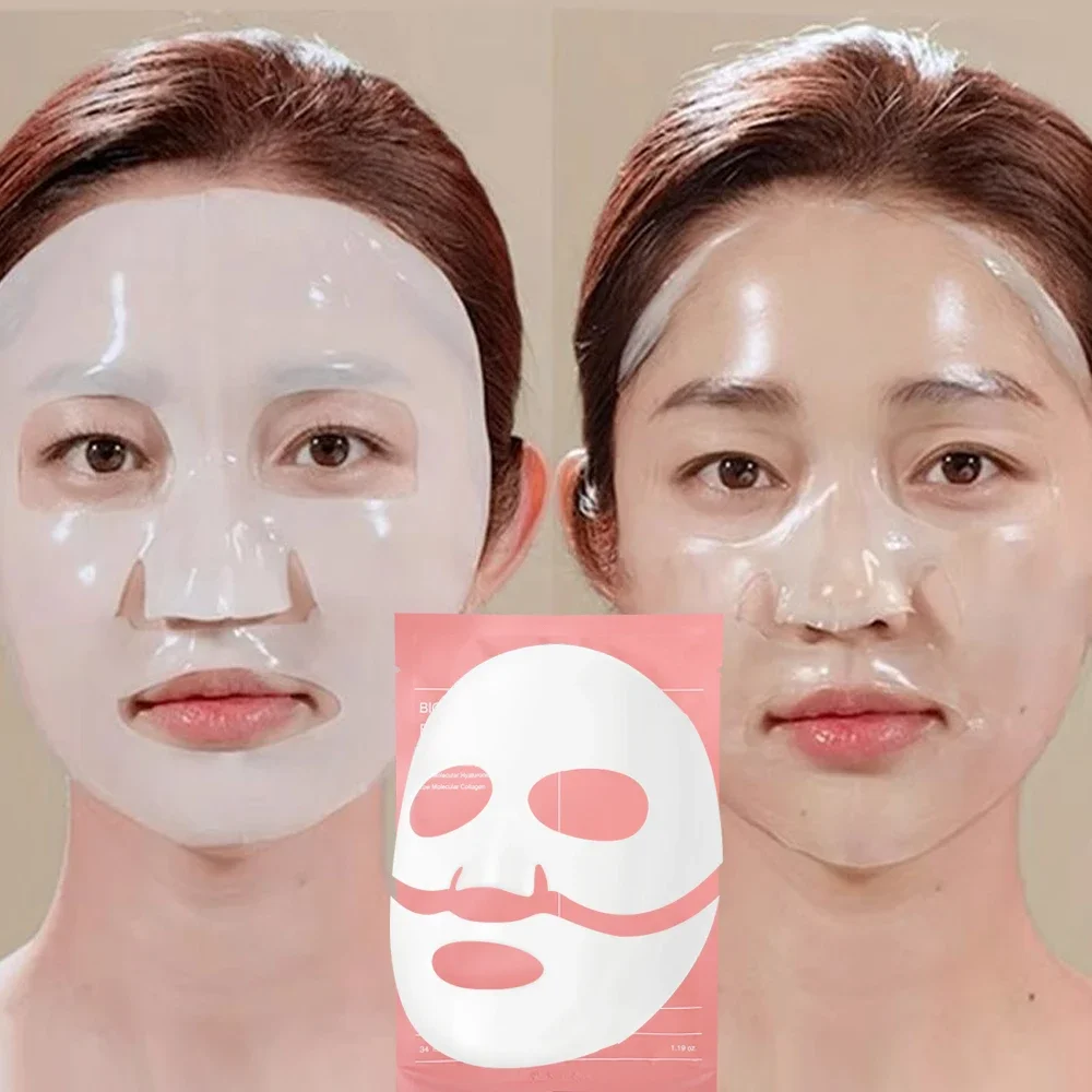 Split Collagen Mask Moisturizing Refreshing Brightening Skin Care Oil Control Tender Deep Hydrating Facial Masks Korean Makeup