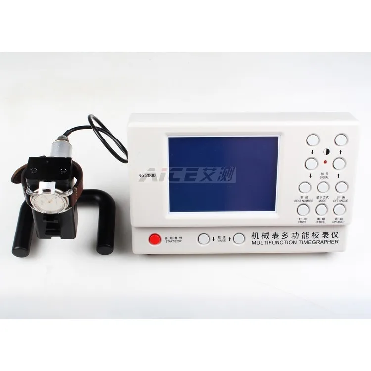 

(Mechanical watch calibration instrument) 2000 type line machine time error detection, maintenance and calibration