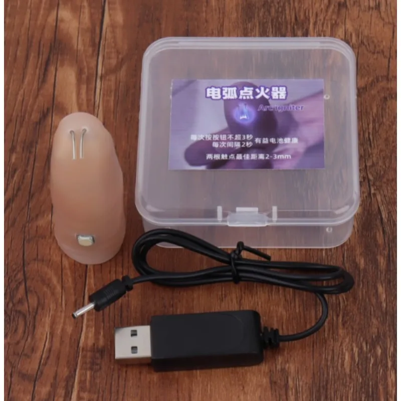 Magic Arc Lighter - High Voltage Igniter Handheld Spark Generator Thumb Fire Starter Flame for Magic Tricks Stage Magia