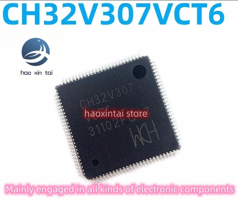 10pcs spot shot new original Qinheng CH32V307VCT6 RCT6 WCU6 32-bit RISC-V industrial grade