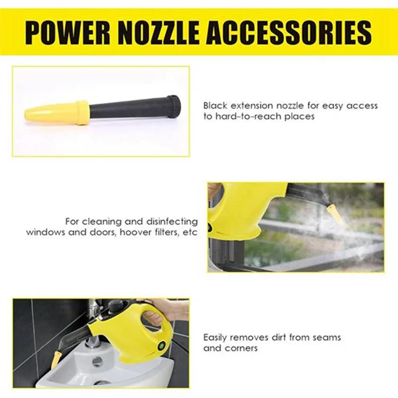 Ensemble de buses de brosse en Nylon Durable pour enlever les taches tenaces AT28, pièce de nettoyeur à vapeur pour Forkarcher SC1 SC2 SC3 SC4 SC5