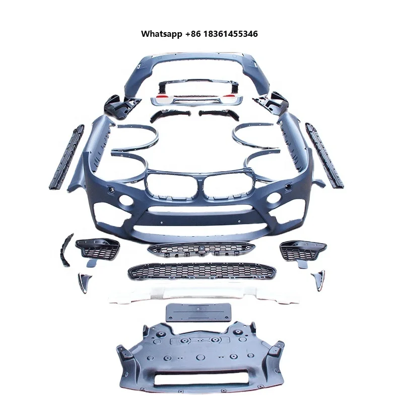 For X5 F15 Upgraded Body Kits STLF Car Conversion Facelift Bumper X5 Front and Rear Bumper Kit