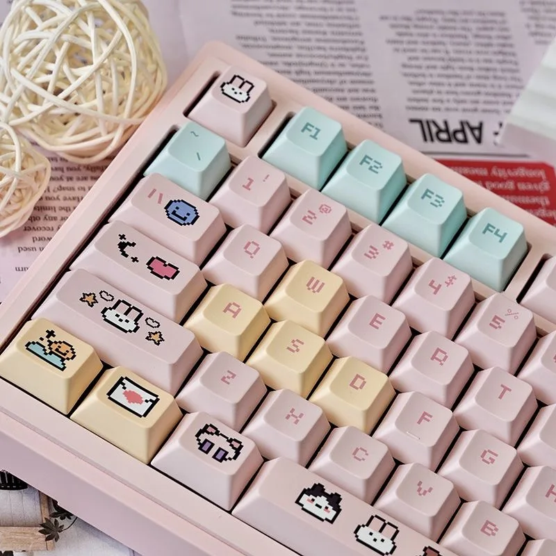 Mechanical keyboard keycaps Original height PBT material Customized   61/68/75/84