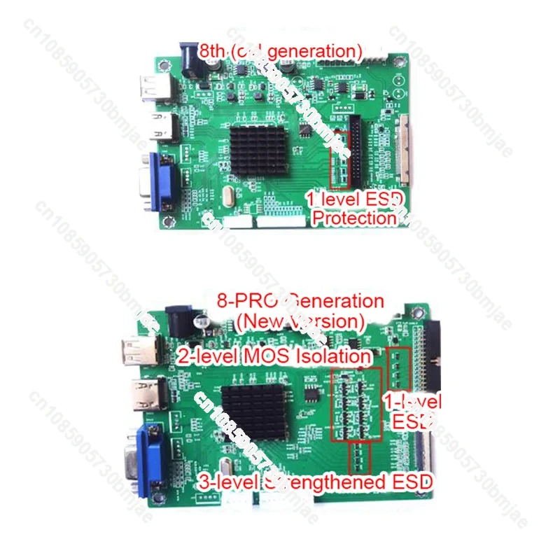 2K-LVDS TV160 8Th Generation Tester LCD LED TV & Monitor Screen Body 12V 3A USB