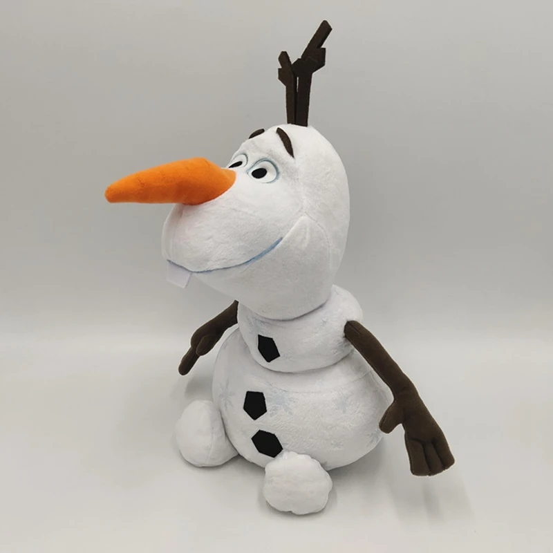 35cm Cute Disney Snowman Olaf Plush Toys Stuffed Plushie Doll Animals Olaf Cushion For Kids Christmas Gifts