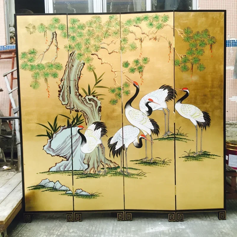

Crane Screen Ming-Qing Period Hotel Furniture Partition Decorative Background Wall